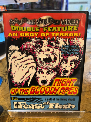 Something Weird Video : Night of the Bloody Apes & Feast of Flesh Double Feature Special Edition DVD (Used)