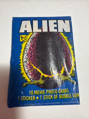 Alien Trading Cards (1979 Topps) Sealed Wax Pack