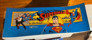 Taito Superman Translight  Arcade Marquee (Original/Vintage)