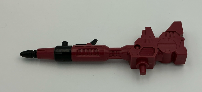 Transformers G1 : Metroplex Left Red Cannon / Gun Part