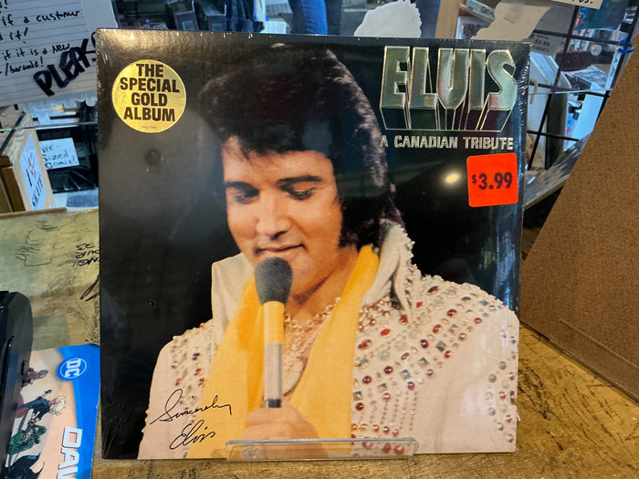 Elvis : A Canadian Tribute LP (Sealed) On Gold Vinyl Record