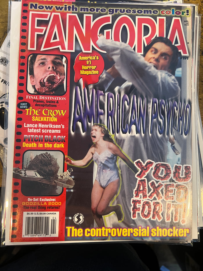 Fangoria #191 American Psycho Cover