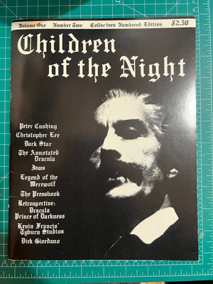 Children of the Night #2 (1975 Horror Zine) Numbered Collector Edition #97