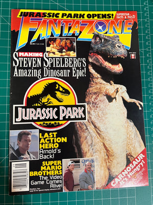 Fantazone #29 : Jurassic Park & Carnasaur Cover!!!