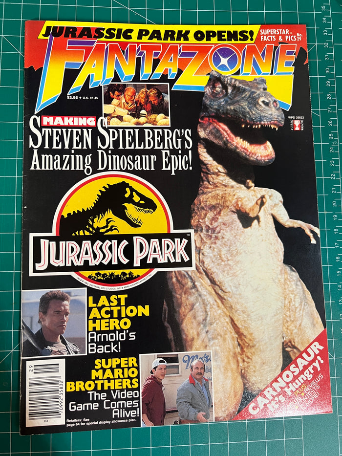 Fantazone #29 : Jurassic Park & Carnasaur Cover!!!