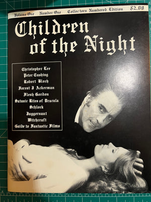 Children of the Night #1 (1975 Horror Zine) Numbered Collector Edition #96