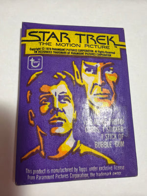 Star Trek : The Motion Picture Trading Cards (1979 Topps) Wax Pack