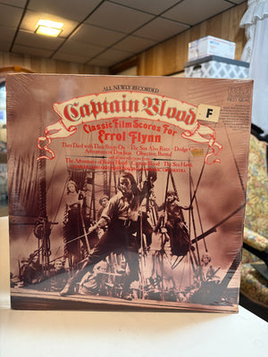 Captain Blood  : Classic Film Scores For Errol Flynn  OST Original Soundtrack Album LP Vintage / Sealed Original Pressing 1975