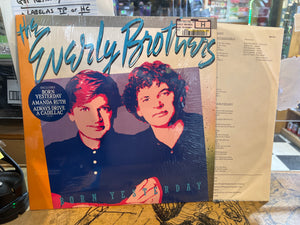 The Everly Brothers : Born Yesterday (LP, Album) (MT/MT)