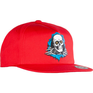 Hat: Powell Peralta Ripper Snapback Cap Red