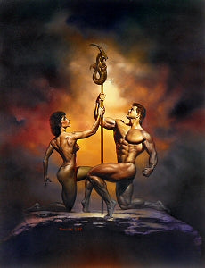 Boris Vallejo Trading Card Series 1 (1991) #9 Capricorn the Goat