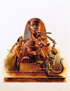 Boris Vallejo Trading Card Series 1 (1991) #7 Egyptian Warrior