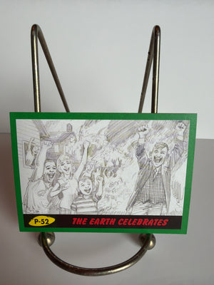 Mars Attacks: The Revenge! - 2017 Topps Green Border Trading Card P-52