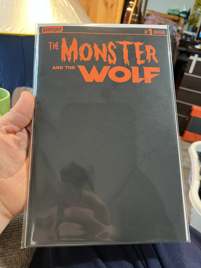 Mark Spears: The Monster and the Wolf  #1  Blind Bag - BLACK BLANK / SKETCH COVER A77
