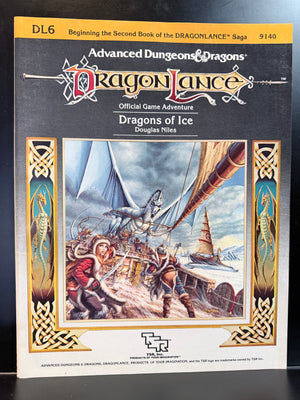 Dungeons & Dragons Module: Dragon Lance Dragons of Ice DL6 9146
