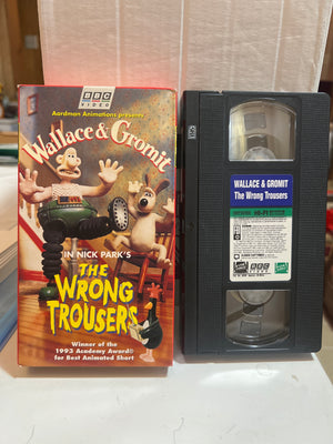 Wallace & Grommit in : The Wrong Trousers VHS (NTSC) Used
