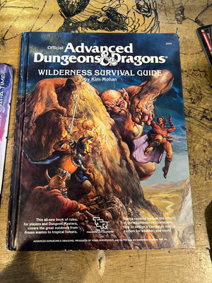 Advanced Dungeons & Dragons : Wilderness Survival Guide HC 1986