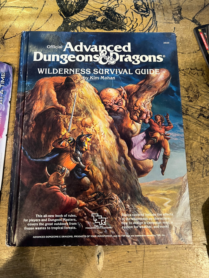 Advanced Dungeons & Dragons : Wilderness Survival Guide HC 1986