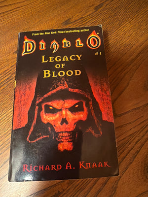 Diablo : Legacy of Blood Paperback Novel Richard A Knaak