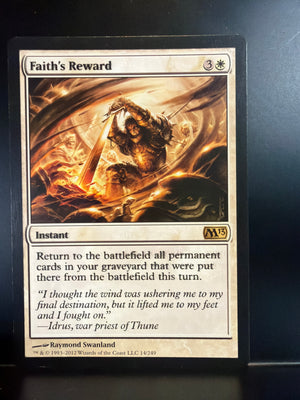 Magic The Gathering: M13 - Faith's Reward