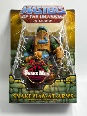 Masters of the Universe MOTU Classics: Snake-Man-At-Arms (MIB) W/ Mailer