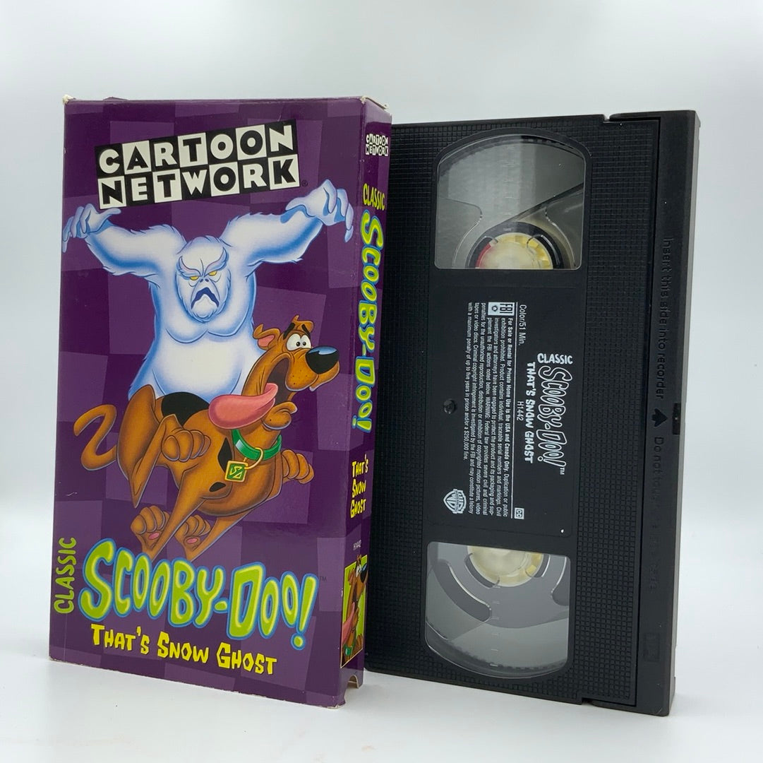 スノボビデオVHS Scooby Doo : That's Snow Ghost : VHS – Fun Box Monster Emporium