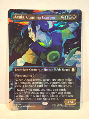 Magic The Gathering: Avatar The Last Airbender - Azula, Cunning Usurper (Borderless Foil)