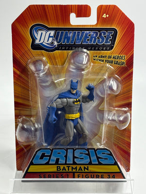 DC Universe : Infinite Heroes Figures - Batman Gray / Blue Suit MOC