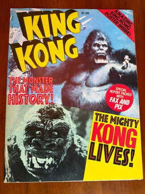 King Kong : The Mighty King Kong Lives UK Poster Magazine 1977