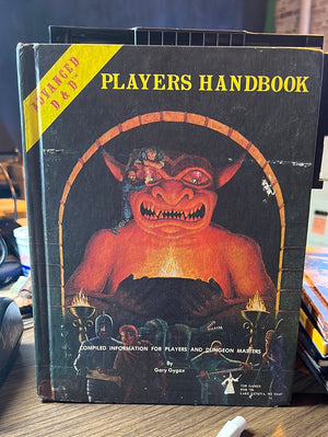 Advanced Dungeons & Dragons Players Handbook 6th Printing Hardcover