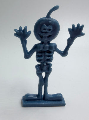 Blue Scary Skeleton : 1970's Monster Cereal Premium Mint!