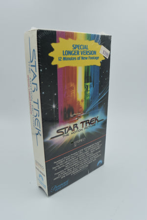 Star Trek The Motion Picture : Special Longer Version Sealed VHS Tape w/ Watermark