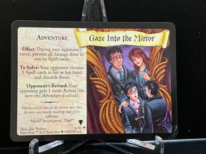 Harry Potter TCG Trading Card Game (2001) : Gaze into the Mirror (Non-Hologram Rare) 6/80