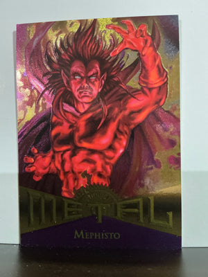 Marvel Fleer 1995 Trading Cards : Mephisto Metal #34