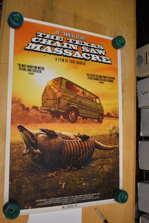 TEXAS CHAINSAW MASSACRE 40TH ANNIVERSARY POSTER BY JASON EDMISTON (Rolled)