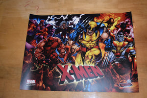 X-Men Pinball : Stern Translite Signed by John Borg