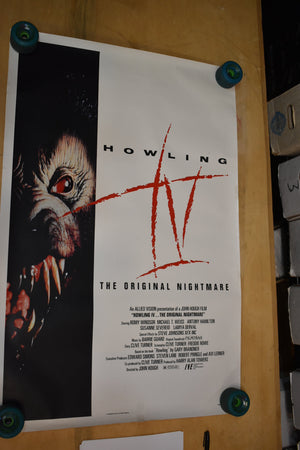 The Howling IV : The Original Nightmare 1988 Original 1-sheet (Rolled)