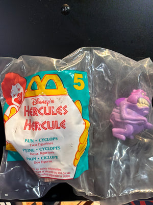 McDonalds Fast Food Toy: Walt Disney's Hercules - Pain / Cyclops MISP #5