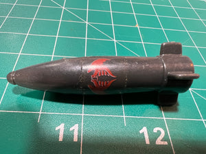 Gi Joe: Cobra Rattler (1984 ARAH) Cluster Bomb X1 (WITH STICKER)