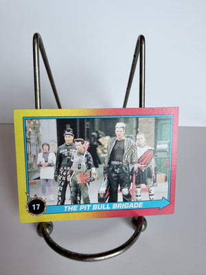 Back to the Future II Trading Cards (Topps 1989) #17 Pit Bull Brigade