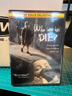 Who Saw Her Die? (Used DVD) Anchor Bay Release The Giallo Collection