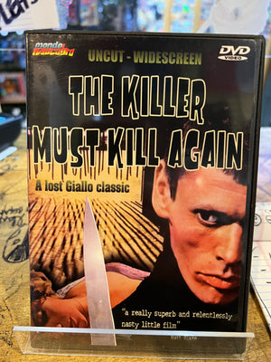 The Killer Must Kill Again : DVD Lost Giallo Classic (Used)
