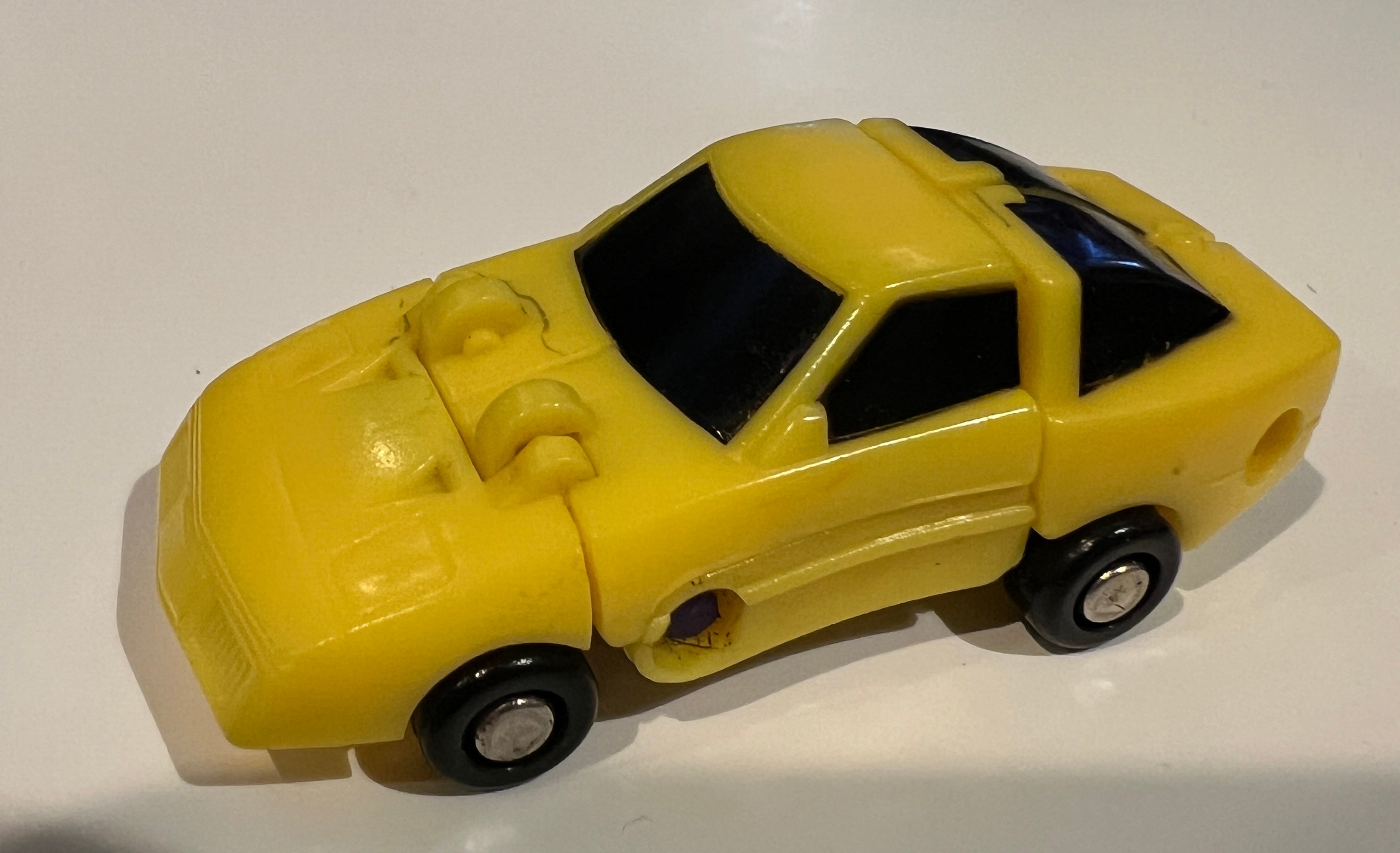 Transformers G1 Micromasters: Race Track Patrol Yellow  Transformers MicroMaster 1988 Sets - Race Car Patrol, Sports Car Patrol & Battle main image 0