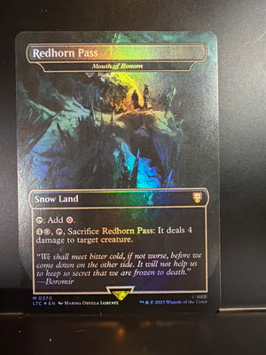 Magic The Gathering: Lord of the Rings - Redhorn Pass Mouth of Ronom Foil
