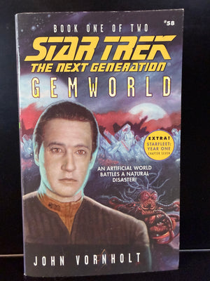 Star Trek The Next Generation - Paperback #58 Gemworld Book One of Two