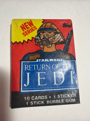 Star Wars : Return of the Jedi (Topps 1983) Series 2 Vintage Wax Pack : Lando