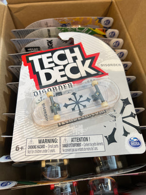 Tech Deck : Disorder - LOGO White  (Fingerboard)