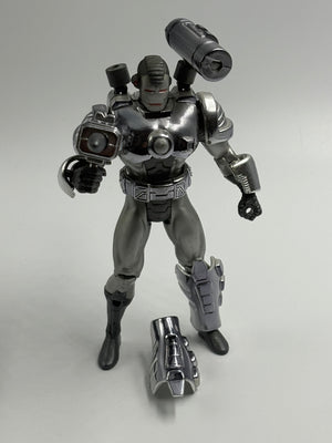 Marvel  90's Toy Biz Figure : War Machine Silver Armor (Loose)