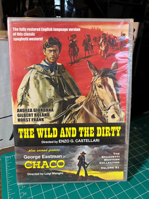 The Wild and the Dirty & Chaco  DVD (Sealed) Spaghetti Western Collection #51