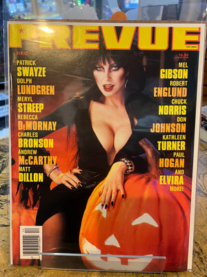 Prevue (1984 Steranko) Mediascene #73 Elvira Halloween Cover